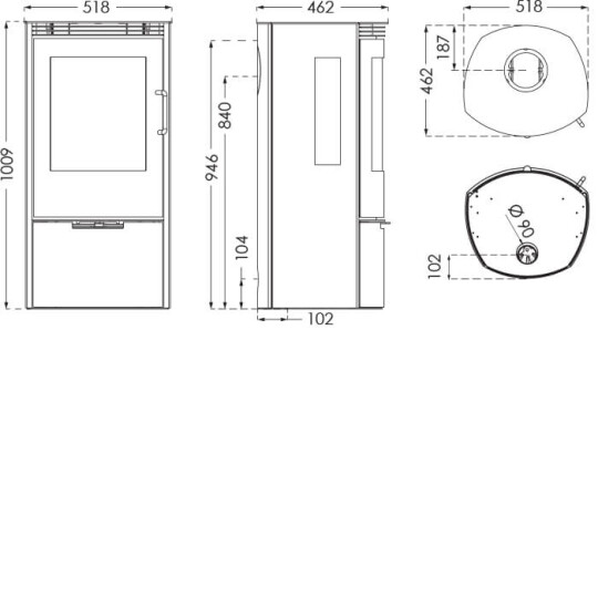 TT10G Dimensions