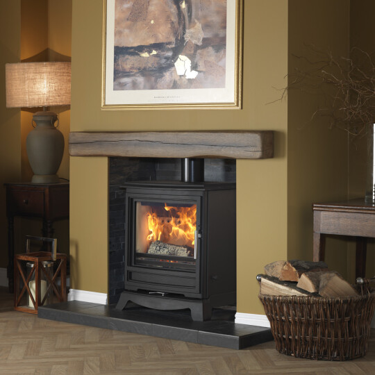CPV5W Slim Stove in Inglenook