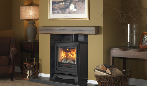 CPV5W Slim Stove in Inglenook