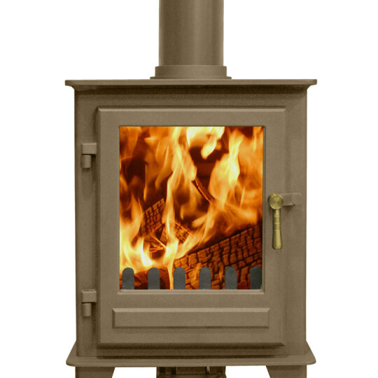 Compact 5 brown brass