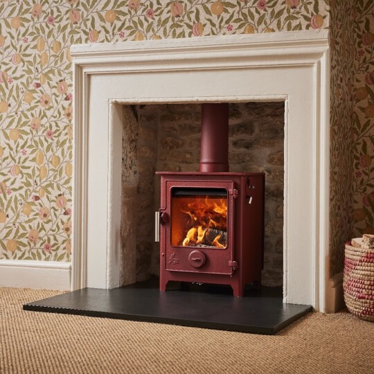 Dartmoor 5 in Mojave Red with Stainless Steel Handles
