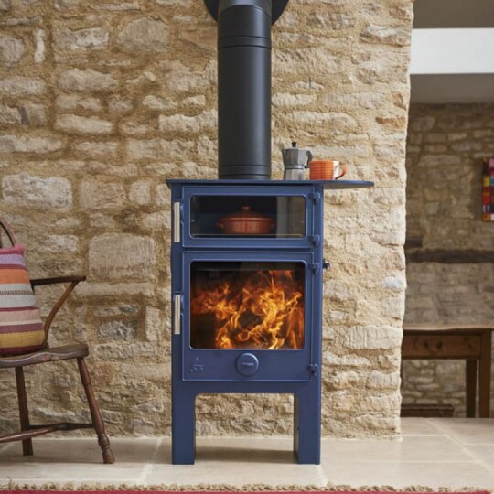 Dartmoor Baker 8 High in Dory Blue with Extended Top